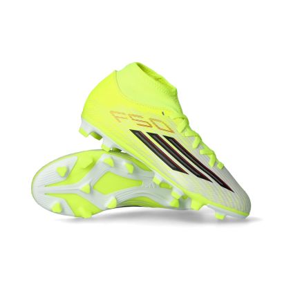 Chaussures de football adidas F50 Club FG Jaune pour enfant