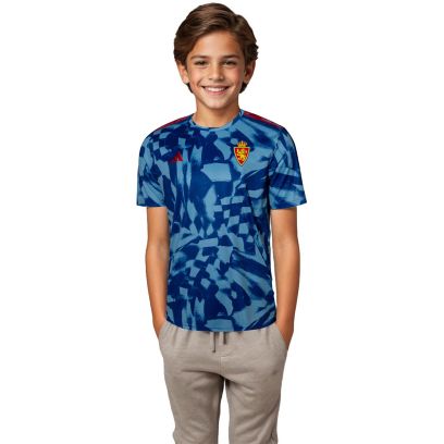 T-shirt adidas Real Zaragoza Bleu pour enfant