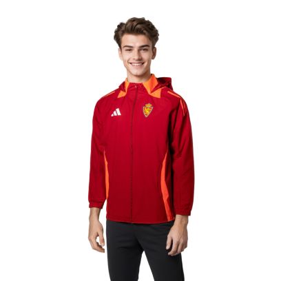 Imperméable adidas Real Zaragoza Rouge
