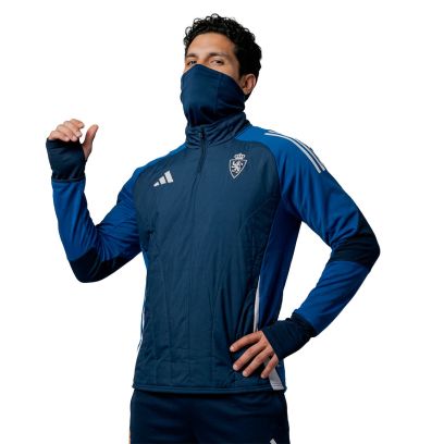 Blouson adidas Real Zaragoza Bleu Foncé pour homme