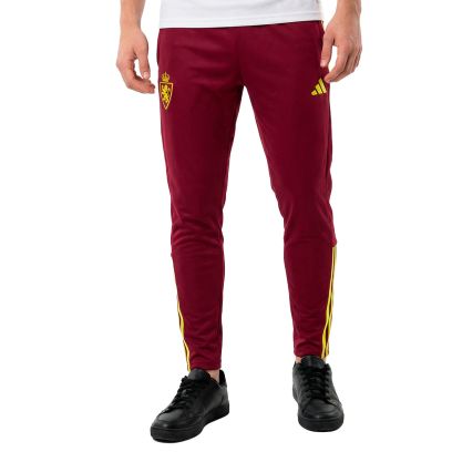 Pantalon adidas Real Zaragoza Grenat pour homme