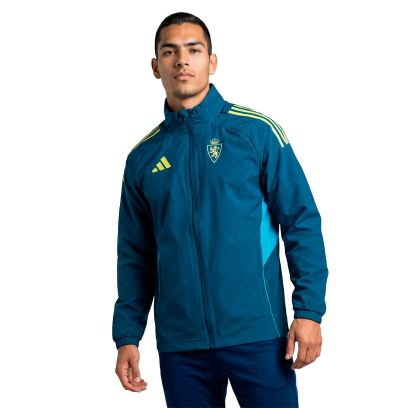 Imperméable adidas Real Zaragoza Bleu pour homme