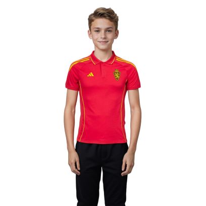 Polo adidas Real Zaragoza Rouge pour enfant