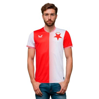 Maillot Castore Slavia Praga Blanc & Rouge
