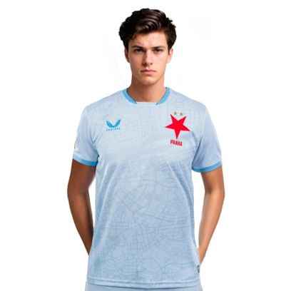 Maillot Castore Slavia Praga Blanc