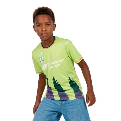 Enfant Manches Courtes Unicaja Málaga - Vert