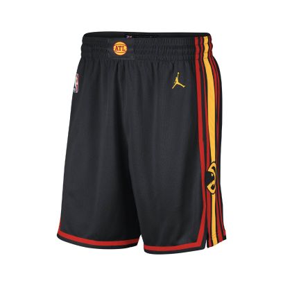 Short de basket Jordan Atlanta Hawks Noir