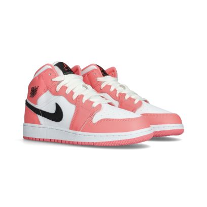 Chaussures Jordan Air Jordan 1 Mid Rose pour enfant