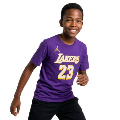 T-shirt Jordan Los Angeles Lakers Violet pour enfant