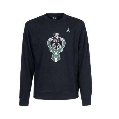 Milwaukee Bucks Jumpman Crew Courtside Statement Enfant - Black