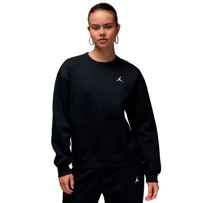 Femme Brooklyn Fleece Crew - Black-White