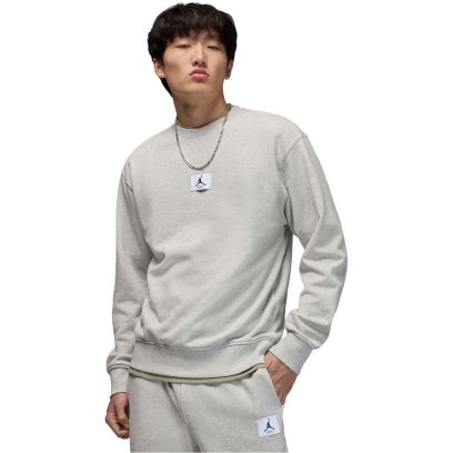 Flight Fleece Crew - Grey Heather-Black