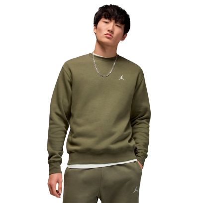 Brooklyn Fleece Crew - Medium Olive-Sail