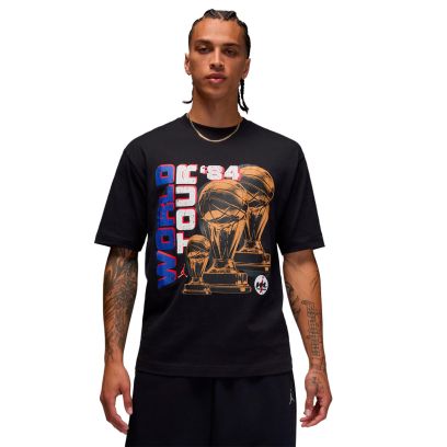 T-shirt Jordan NC World Tour Noir pour homme