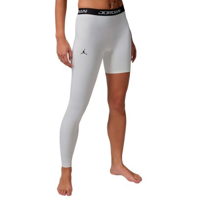 Femme Sport High Rise Jambe Droite - White-Black
