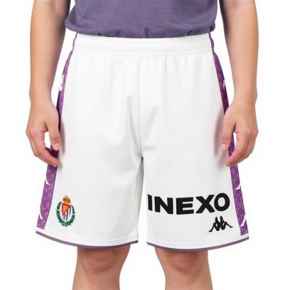 Short Kappa Real Valladolid Blanc pour enfant