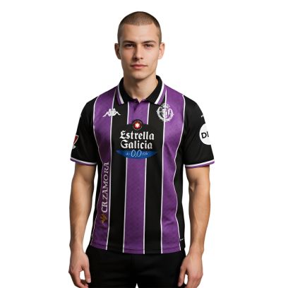 Maillot Kappa Real Valladolid Noir & Violet