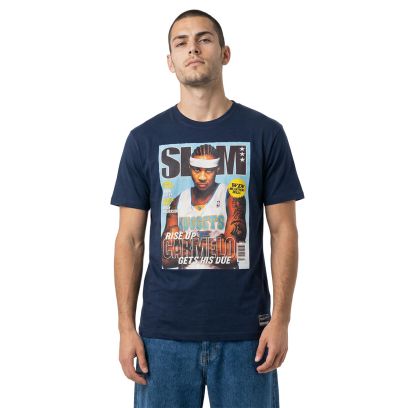 T-shirt Mitchell & Ness Denver Nuggets Bleu Foncé