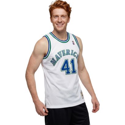 Maillot Mitchell & Ness Dallas Mavericks Blanc