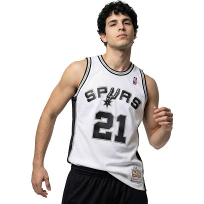 Maillot Mitchell & Ness San Antonio Spurs Blanc