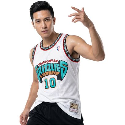 Maillot Mitchell & Ness Vancouver Grizzlies Blanc