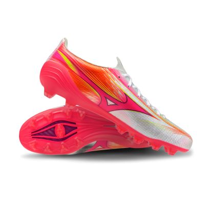 Chaussures de football Mizuno Alpha III Elite FG Blanc