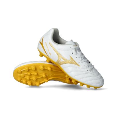 Chaussures de football Mizuno Monarcida Neo II Select AG Blanc pour enfant