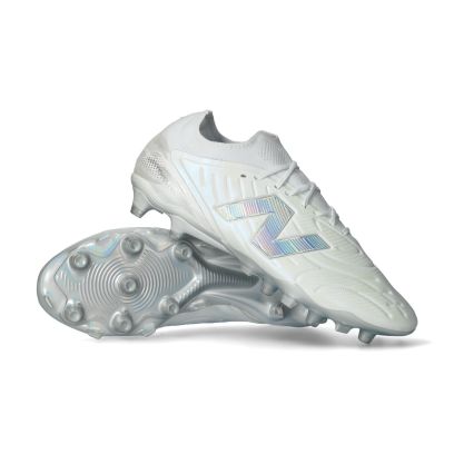Chaussures de football New Balance Tekela V5 Elite FG Blanc