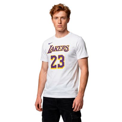 T-shirt Nike Los Angeles Lakers Blanc