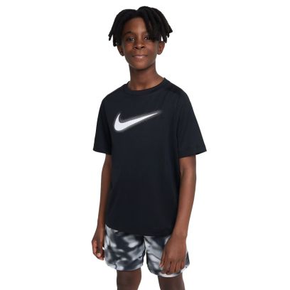 T-shirt Nike Swoosh Noir pour enfant