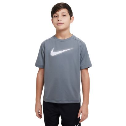 T-shirt Nike Swoosh Gris pour Enfant