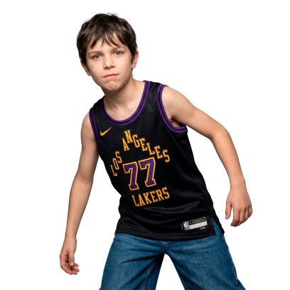 Los Angeles Lakers Swingman City Edition Luka Doncic Enfant - Black