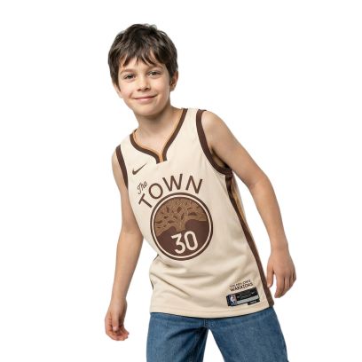 Golden State Warriors Swingman City Edition Stephen Curry Enfant - Natural