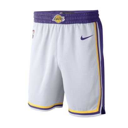 Short Nike Los Angeles Lakers Blanc pour enfant