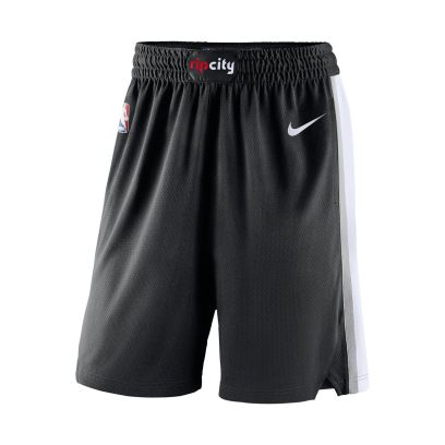 Short de basket Nike Portland Trail Blazers Noir pour Enfant