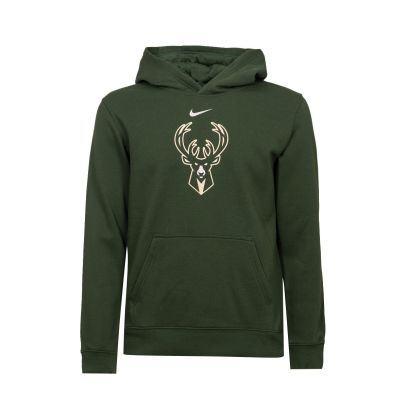 Sweat-shirt Nike Milwaukee Bucks Vert pour enfant