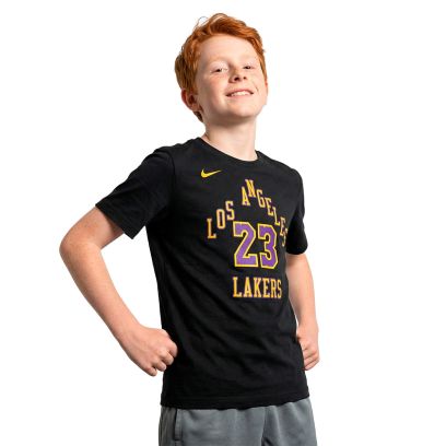Los Angeles Lakers Essential City Edition Lebron James Niño - Black