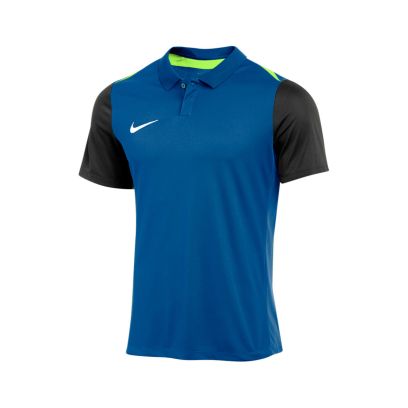 Polo Nike Academy Pro Bleu Royal & Jaune Fluo pour homme