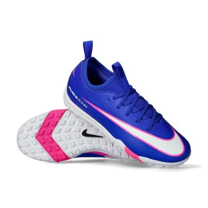 Chaussures de football Nike Mercurial Vapor 16 Academy TF Bleu pour enfant