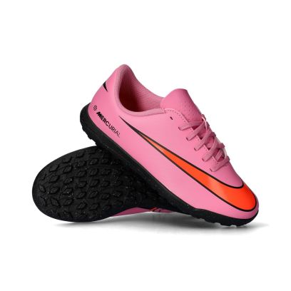 Enfant Zoom Mercurial Vapor 16 Club Turf - Magic Flamingo-Black-Total Crimson