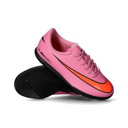Chaussures de futsal Nike Mercurial Vapor 16 Rouge & Rose pour enfant