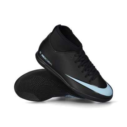Enfant Zoom Mercurial Vapor 16 Club FG/MG - Black-Ice Blue