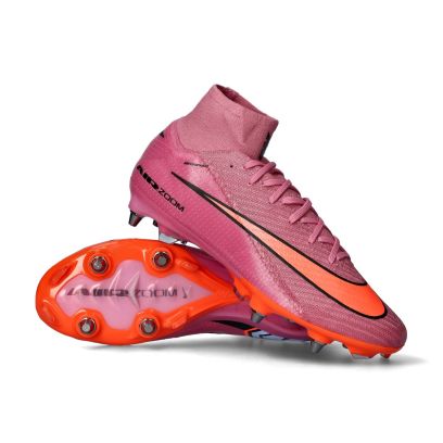 Air Zoom Mercurial Superfly 10 Elite SG-Pro - Magic Flamingo-Black-Total Crimson