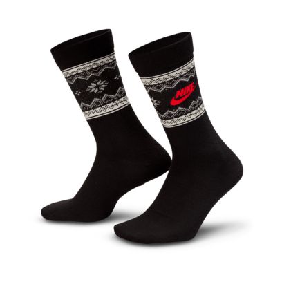 Chaussettes Nike Crew Fair Isle Noir
