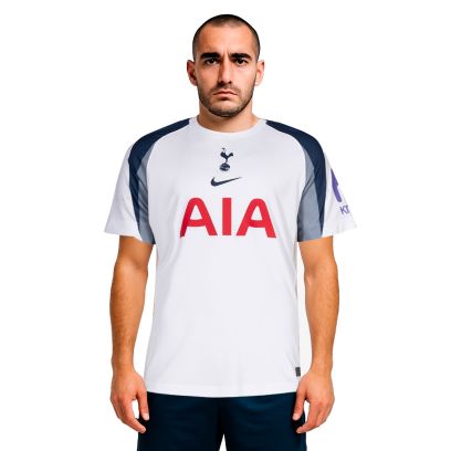Tottenham Domicile 2025-2026 - White-Lt Iron Ore-Binary Blue Full Sponsor