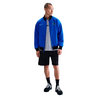 Inter Milan Pre-Match 2025-2026 - Lyon Blue-Black-Chlorine Blue No Sponsor
