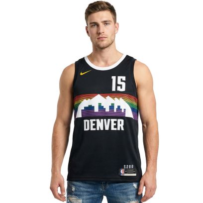 Maillot Nike Denver Nuggets Noir