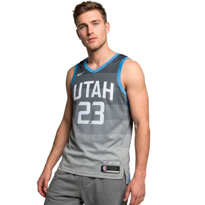 Maillot Nike Utah Jazz Gris
