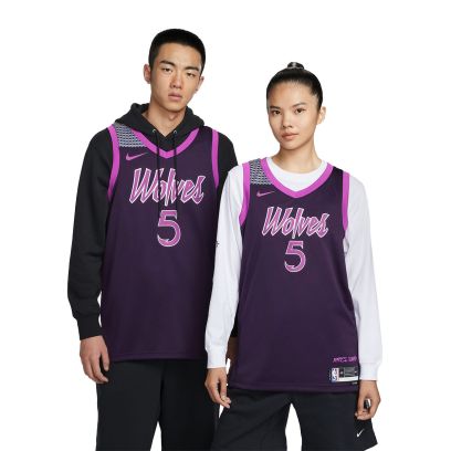 Maillot Nike Minnesota Timberwolves Violet