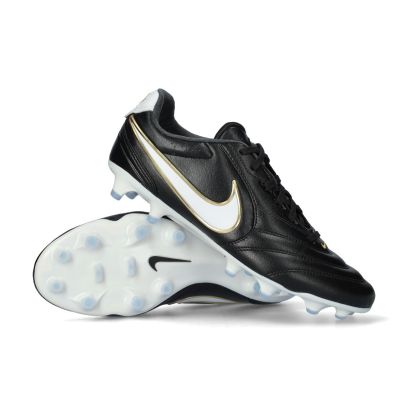 Chaussures de football Nike Tiempo Ligera Pro FG Noir